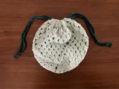 ハンドメイド 巾着 バッグ コットン