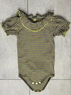 Misha & Puff ストライプロンパース0-6m
