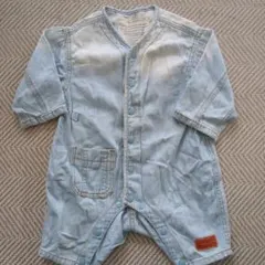 BREEZE　デニムロンパース　80