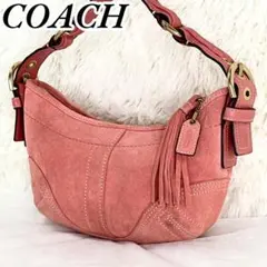 COACH コーチ ハンドバッグ ワンショルダー スエード フリンジ 1270
