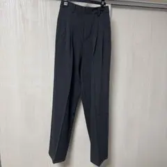 スラックス パンツ ダークグレー系 XS