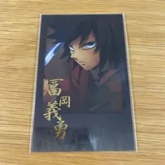 鬼滅の刃 ダイニング 無限城編 1期 お楽しみくじ チェキ ブロマイド 冨岡義勇