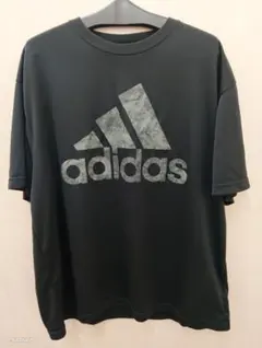 美品　adidas ブラック Tシャツ 5XO ビッグサイズ　メンズ