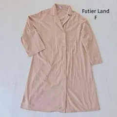 フューティアランド Futier Land シャツワンピース F 膝下 ベージュのサムネイル