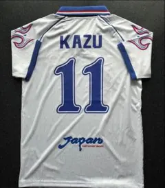 日本代表 サッカーユニフォーム 半袖 三浦知良　11番　KAZU ワールドカップ 日本代表 サッカーユニフォーム 半袖 三浦知良 11番 KAZU ワールド