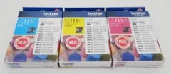 ブラザー LC111 (C/Y/M) インクカートリッジ 3色セット①