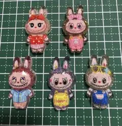 ラブブ　デコーパツ　キラキラデコレーションパーツ 5個セット