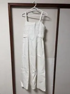 ホワイトデニム キャミワンピース Mサイズ