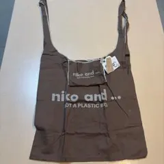 niko and... エコバッグ ブラウンのサムネイル