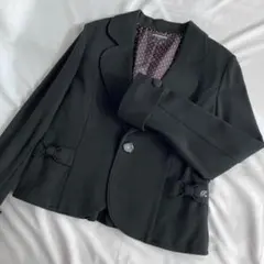 ポンポネットジュニア　黒　ジャケット　L 160