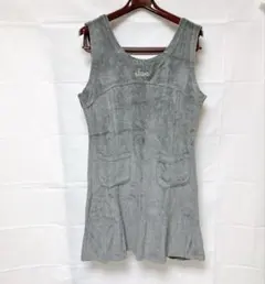 SAGIO グレー ノースリーブワンピース　160 レナウン 起毛　秋冬