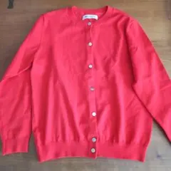 ☆未使用Apuweiser-riche レッド カーディガンsize２