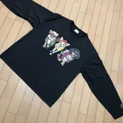 Movenpick 犬キャラクター 長袖カットソー LL 黒