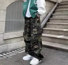 迷彩カーゴパンツ