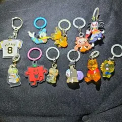 アクリルキャラクターキーホルダー10個セット
