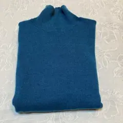 ハイネックセーター　Mila Owen 青緑色