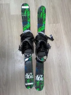 【匿名配送】ジョイライド JOYRIDE 99cm スキー板 ショートスキー メンズ ショートスキー ファンスキー ブーツ付 99cm 27-27.5cm