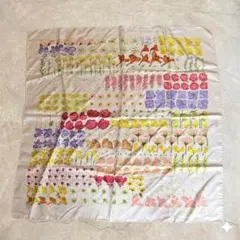 美品✨ビンテージ グッチ シルク スカーフ マルチカラー - メルカリ