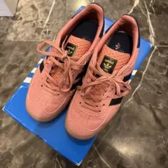 美品 adidas ピンク BLIS gazelle indoor