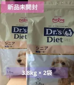 ドクターズダイエット　シニア用 犬用　1.8✖️3袋 ペットライン ドクターズダイエット 犬用 シニア 1.8kg （300g
