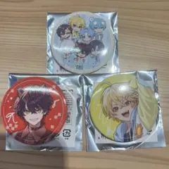 サマータイムレンダ カプセル缶バッジ ミニキャラver. 3点セット