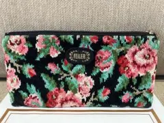 未使用　美品　FEILER フラワー柄 ペンケース　小物入れ　フェイラー