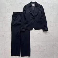 KUMIKYOKU YUNSA パンツスーツ　ネイビー　ストライプ　セットアップ