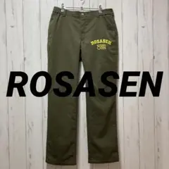 ROSASEN ロサーセン　ゴルフパンツ　イージーパンツ　プリント　刺繍ロゴ