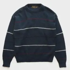 【80’s EDDIE BAUER】Wool Striped Knit