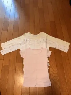 ユニクロ　コットンフライスインナーTシャツ 4枚セット 110cm