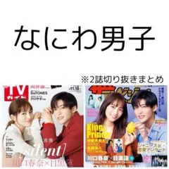 週刊 ザテレビジョン TVガイド なにわ男子 切り抜き 11/18号 西畑大吾