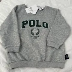 Polo グレー トレーナー　新品未使用　100cm 裏毛