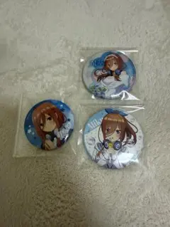 五等分の花嫁 中野 三玖 缶バッジ 3個セット