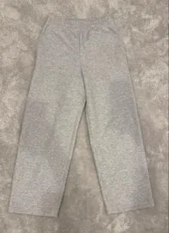 オンライン限定UNIQLO C スウェットワイドパンツ 丈長め S 03GRAY
