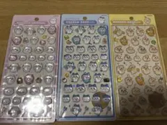 正規品ちぃかわ　ハチワレ　うさぎボンボンドロップシール3枚セット