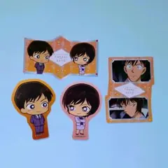 名探偵コナン 高木渉 佐藤美和子 ダイカットステッカー ４枚セット 封筒なし