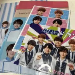 なにわ男子 ローソン セブンイレブン　クリアファイル　4枚セット