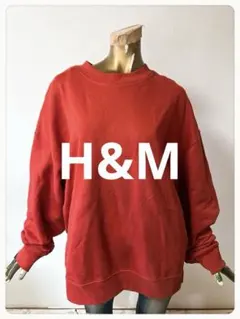 ☘️T21489☘️H&M メンズ カラー スウェット トレーナー XL