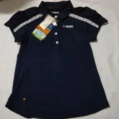 PACIFIC ネイビー ポロシャツ レディース　S　未使用タグ付