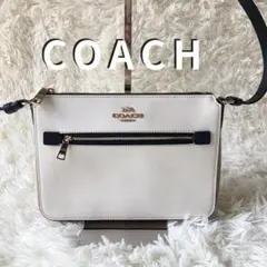 美品 コーチ カラーブロック サコッシュ ショルダーバッグ マルチ 91149
