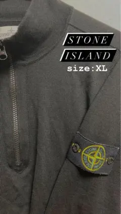 ハーフジップ ニット