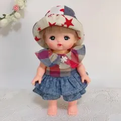 ☆502☆4点セット トップス　スカート ヘアバンド 可愛い帽子₊ ⊹ꕤ