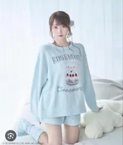 rosemuse ルームウェア パジャマ シナモン シナモロール ブルー
