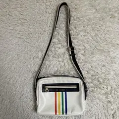 【CASTELBAJAC】 カステルバジャック ショルダーバッグ レザー 白