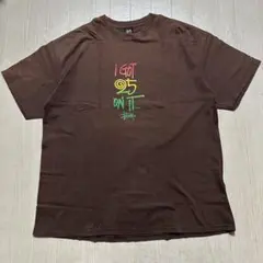 ステューシー STUSSY Tシャツ 25周年　ブラウン　XL