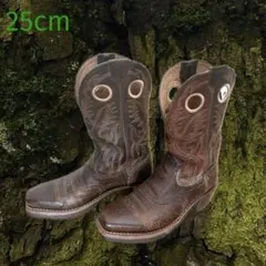 Ariat ブラウンレザーウエスタンブーツ