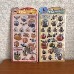うるちゅるポップシール パペットスンスン ノンノン　ゾンゾン