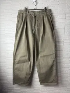 80s USA製 polo Ralph Lauren W32 ワイドチノパンツ