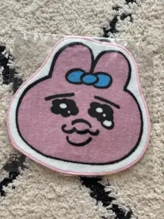 【新品 未開封】おぱんちゅうさぎ ダイカットミニタオル