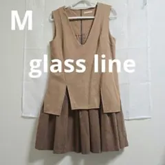 glass line レディース M ワンピース 冬 グラスライン